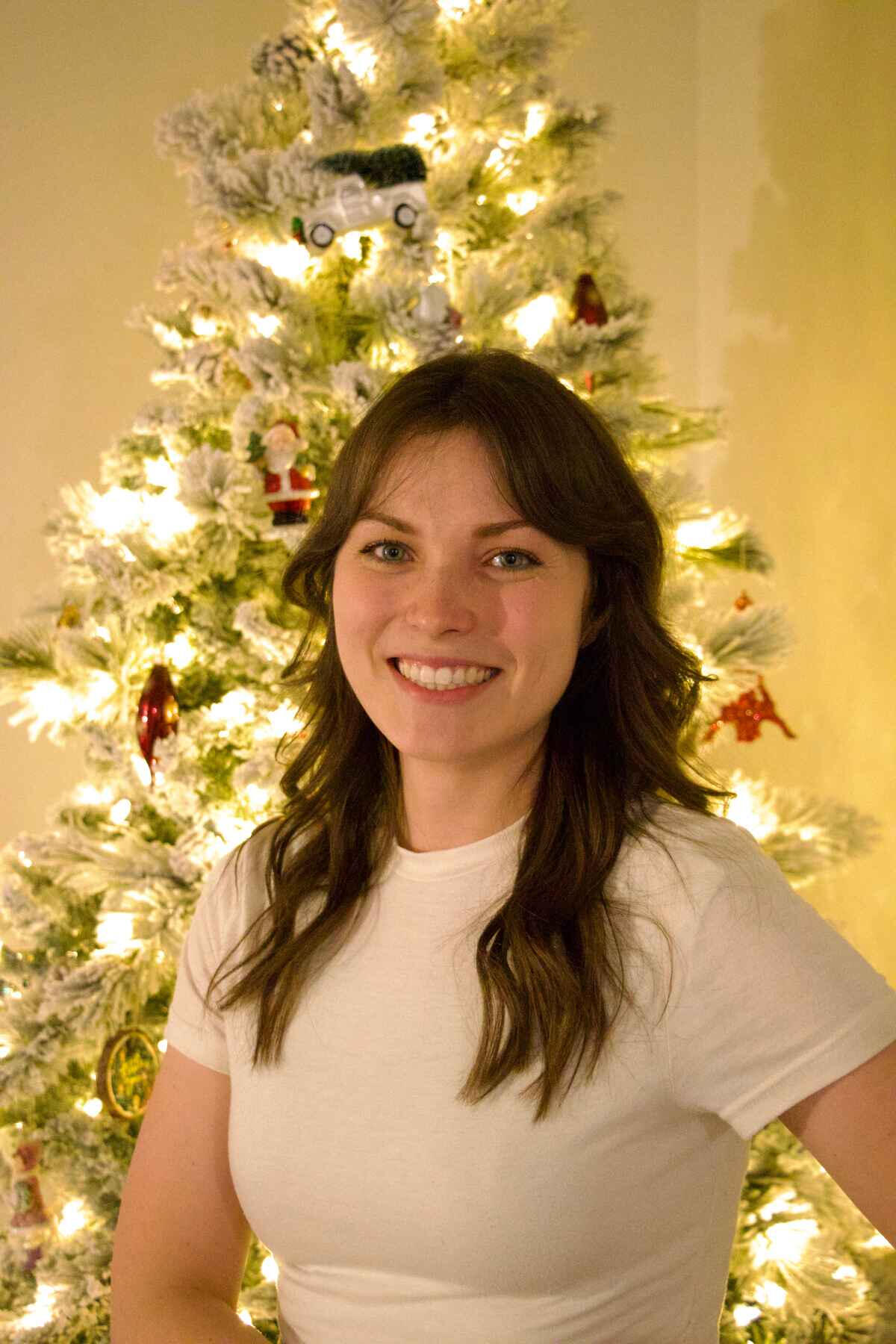 Person developing a website on a laptop